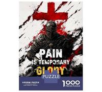 Puzzles Pour Adolescents 1000 Pièces Pain Is Temporary, Glory Is Forever Puzzles Pour Adultes, Jouets Anti-stress, Décoration Murale, Cadeaux D'anniversaire Et Cadeaux Uniques 38x26cm/1000pcs