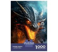 Puzzles Pour Adolescents 1000 Pièces Roaring Dragon Puzzles Pour Adultes, Jouets Anti-stress, Décoration Murale, Cadeaux D'anniversaire Et Cadeaux Uniques 70x50cm/1000pcs
