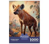 Puzzles Pour Adolescents - Puzzles De 1000 Pièces Hyena in Surreal Fantasy Puzzles Pour Adultes - Jeu De Réflexion - Décoration Murale - Cadeaux Anti-stress 70x50cm/1000pcs