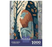 Puzzles Pour Adolescents - Puzzles De 1000 Pièces The Lonesome Lion Puzzles Pour Adultes - Jeu De Réflexion - Décoration Murale - Cadeaux Anti-stress 52x38cm/1000pcs