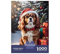 Puzzles Pour Adultes 1000 Pièces Cavalier King Christmas Puzzle Pour Adultes Jeux Relaxants Assemblage De Motifs Cadeaux Pour Les Amis Et La Famille 52x38cm/1000pcs