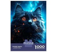 Puzzles Pour Adultes 1000 Pièces Galaxy Cat Puzzle Adulte - Jouet Anti-stress - Décoration Parfaite - Activités Ludiques À La Maison 38x26cm/1000pcs