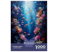 Puzzles Pour Adultes 1000 Pièces Impressionist Inspired Underwater Paradise Puzzles Pour Adultes Jeux Relaxants Cadeaux Pour Femmes Jeu Stimulant Cadeaux 70x50cm/1000pcs
