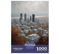 Puzzles Pour Adultes 1000 Pièces Montreal Art Canada Puzzles Pour Adultes - Jeu De Réflexion, Analyse Et Logique - Cadeaux D'anniversaire Et De Noël Uniques 38x26cm/1000pcs