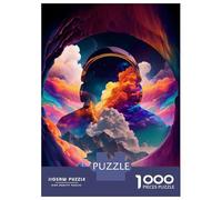 Puzzles Pour Adultes 1000 Pièces Space Clouds Colorful Puzzle Pour Adultes, Jeu De Réflexion, Cadeau D'anniversaire, Défi Éducatif 70x50cm/1000pcs