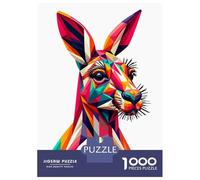Puzzles Pour Adultes 1000 Puzzles Kangaroo Wpap Pop Art Puzzles Pour Adolescents Jeux Amusants Course De Vitesse Manuelle Offrez-leur Des Cadeaux Pour Toute La Famille 70x50cm/1000pcs