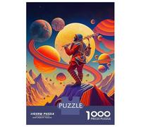 Puzzles Pour Adultes 1000 Puzzles Space Abstract Puzzles Pour Adolescents Jeux Amusants Course De Vitesse Manuelle Offrez-leur Des Cadeaux Pour Toute La Famille 70x50cm/1000pcs