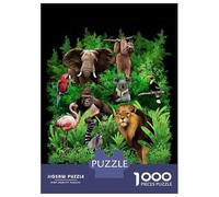 Puzzles Pour Adultes 1000 Puzzles Wildlife Puzzles Pour Adolescents Jeux Amusants Course De Vitesse Manuelle Offrez-leur Des Cadeaux Pour Toute La Famille 38x26cm/1000pcs