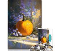 Puzzles Pumpkin 1000 Piece Jigsaw Puzzles for Adults Gifts,is Ideal As A Gift for The Whole Family Suitable for And 14 50x75cm