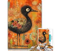 Puzzles Red Bird Puzzles 1000 Pieces for Teenagers,Learning Educational Toys Family Games Birthday Present, Gifts 50x75cm