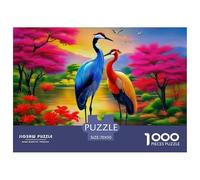 Puzzles Red-crowned Crane 1000 Pieces for Adults Jigsaw Educational Games Crane Themed Home Decoration Ladies' Gifts for Both Adults And Children 70x50cm/1000pcs