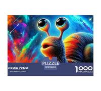 Puzzles Snail 1000 Pieces for Adults Jigsaw Puzzle Games Fantasy Style Decoration Puzzle Gifts for Men for Both Adults And Children 38x26cm/1000pcs
