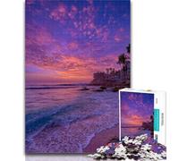 Puzzles Sunset Landscape 1000 Piece Jigsaw Puzzles for Adults Gifts,is Ideal As A Gift for The Whole Family Suitable for And 14 50x75cm