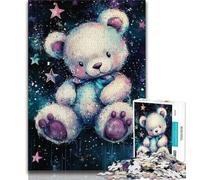 Puzzles Teddy Bear Jigsaw Puzzle 1000 Pieces for Adults,for Age 14+ Impossible Game Best Gift for Adults And Teenagers (26x38cm)