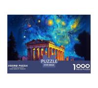 Puzzles Temple of Artemis 1000 Pieces for Adults Challenging Puzzles Great Architecture for Adults Gifts Home Decoration 38x26cm