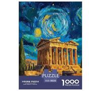 Puzzles Temple of Artemis 1000 Pieces for Adults Jigsaw Challenging Puzzles Great Architecture Gifts for Men Home Decoration 38x26cm/1000pcs