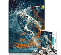 Puzzles Tennis Players 1000 Pieces Jigsaw Puzzles For Teens And Adults,Toys Educational Games Stress Relieving Great Gifts And Toys 50x75cm