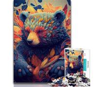 Puzzles The Beautiful Bear 1000 Piece Jigsaw Puzzles for Teenagers,is Ideal As A Gift for The Whole Family Suitable for And 14 (38x26cm)