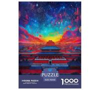 Puzzles The Forbidden City 1000 Pieces for Adults Jigsaw Educational Games Great Architecture for Adults Gifts Decoration Puzzle 70x50cm/1000pcs
