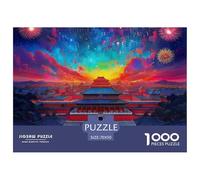 Puzzles The Forbidden City 1000 Pieces for Adults Jigsaw Educational Games Great Architecture Gifts for Men Home Decoration 70x50cm/1000pcs