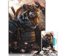 Puzzles Tiger Ninja 1000 Piece Jigsaw Puzzle for Adults And Teenagers,Family Game Birthday Gifts.Challenge High Difficulty 50x75cm