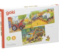 Puzzles Vehicles: 27.5 x 17.5 x 0.3 cm, Wood, 24 Pieces, 3 Designs p (US IMPORT)