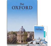 Puzzles Visit Oxford Puzzles 1000 Pieces for Adults,Educational Games Home Decoration Deal As Gifts for The Whole Family 26x38cm