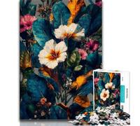 Puzzles Wildflower Painting 1000 Piece Jigsaw Puzzle for Adults And Teenagers,Family Game Birthday Gifts.Challenge High Difficulty (50x75cm)