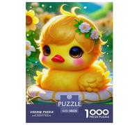 Puzzles Yellow Duck 1000 Piece Jigsaw Challenge Toy Cute Animal Theme Decoration Puzzle Ladies' Gifts for Both Adults And Children 38x26cm/1000pcs