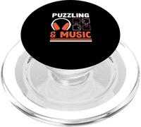 Puzzling and Music Notes Musician Clef Piano PopSockets PopGrip for MagSafe