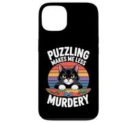 Puzzling Makes Me Less Murdery Funny Puzzle Men Women Case for iPhone 13