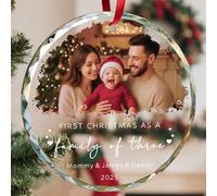 Puzzlo Personalised Christmas Baubles for Family, Baubles for Tree Decor
