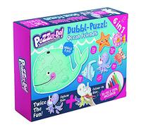 Puzzly-Do! Dubbl-Puzzl Ocean Friends: 6 Double-sided Jigsaws. Flip Them To Colour Them. With Colouring Pens