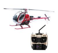 PuzzXfundty RC Flybarless Helicopter, JCZK 300C PRO Helicopter, 2.4G 12CH, H1 Smart Flight Control and GPS Positioning, Xmas Gift 2024，LED Navigation Lights, RTF Version, Red