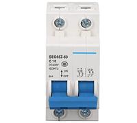 PV Air Circuit Breaker, 600V High Efficiency Strong Overload Protection 2P DC Circuit Breaker for Solar Panel Automatic switch (Color : C10 10a)