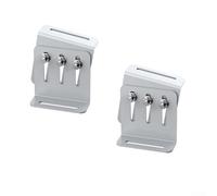 PV Aluminum Alloy L-Shaped Solar Panel Mounting Brackets for RV Boat Trailer Yacht Wall Installation, Adjustable 0-180° Angle, 50W-150W Support(2pcs)