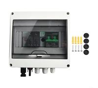 PV Combiner Box 550V 1 In 1 Out For Solar Panel Arrays With Real-Time Detection And Long-Distance Communication Support