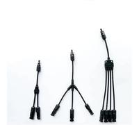 PV connector Y/T type 2/3/4/5/6/7 Way parallel connection solar panel system waterprrof connector Branch Solar Cell Connect Plug(T -3)