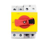 PV DC 1200V 32A Din Rail Solar Rotating Handle Isolator Rotary Switch Disconnector Solar 1Pcs