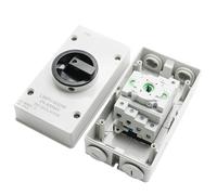 PV DC 1200V 32A IP66 Waterproof Solar Rotating Handle Isolator Rotary Switch Disconnector For Solar Distribution Box LWPV-N32/R