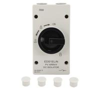 PV DC Isolator Switch 32A IP66 Flame Retardant Photovoltaic Disconnect Switch 1000V for Solar Power Systems with Quick Locking Mechanism