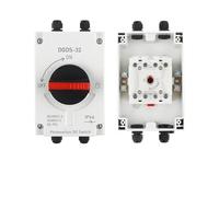 PV DC Rotary Isolator Disconnector Switch | With Rotating Handle IP66 Waterproof Outdoor System Cut-off 32A 1200V