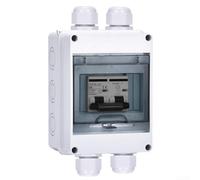 PV Disconnect Box DC1000V Solar Isolator Switch for Photovoltaic Mounting Structures and DC Distribution Boards IP65 Enclosure (50A)