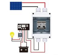 PV Disconnect Box DC1000V Solar Isolator Switch for Photovoltaic Mounting Structures and DC Distribution Boards IP65 Enclosure (80A)