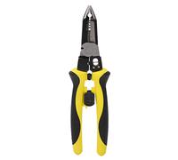 PV Electrician Wire Stripper, Wire Stripping Pliers with Crimping Function, Multi - Use High Carbon Steel Hand Tool for Stripping Cutting and Crimping, with Non - Slip Grip for