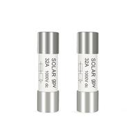 PV Fuse Solar PV Fuse 1000V DC 5Pcs/10Pcs 10 * 38mm 1A-32A High Breaking Capacity for Power System Protection(15A,5Pcs)