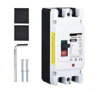 PV MCCB 2P DC500V Isolator Switch with Thermal Magnetic Trip and Short Circuit Protection for Solar and Photovoltaic Systems (125A)