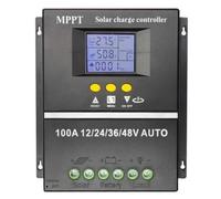 PV Regulator LCD Display Auto Solar Charge Controller Dual USB 100A MPPT Solar Charge Controller Solar 12V 24V 36V 48V for Solar Panel