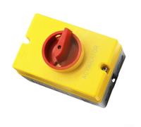 PV Solar Isolator Switch, AC 690V 32A/80A Circuit Breaker Accessory for Photovoltaic Panel, IP66 Waterproof Dustproof Outdoor Rated Disconnect Switch(32A)