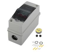 PV Solar Panel Disconnect Switch, DC 20A 500V Miniature Circuit Breaker, IP65 Waterproof Solar Circuit Breaker Box for Photovoltaic Solar Panel Grid Connected System, Solar off Grid System